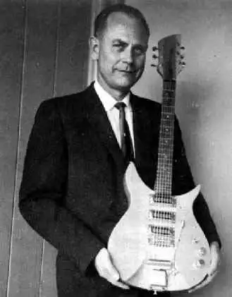 Francis Hall with a Rickenbacker