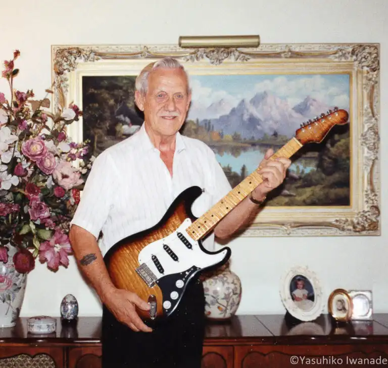 George Fullerton with his Stratocaster, Courtesy of Yasuhiko Iwanade