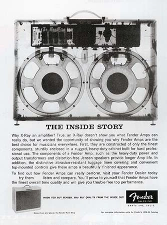 "The Inside Story" Fender Amp Advert