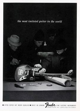 One of "The most Imitated Guitar of the World" adverts