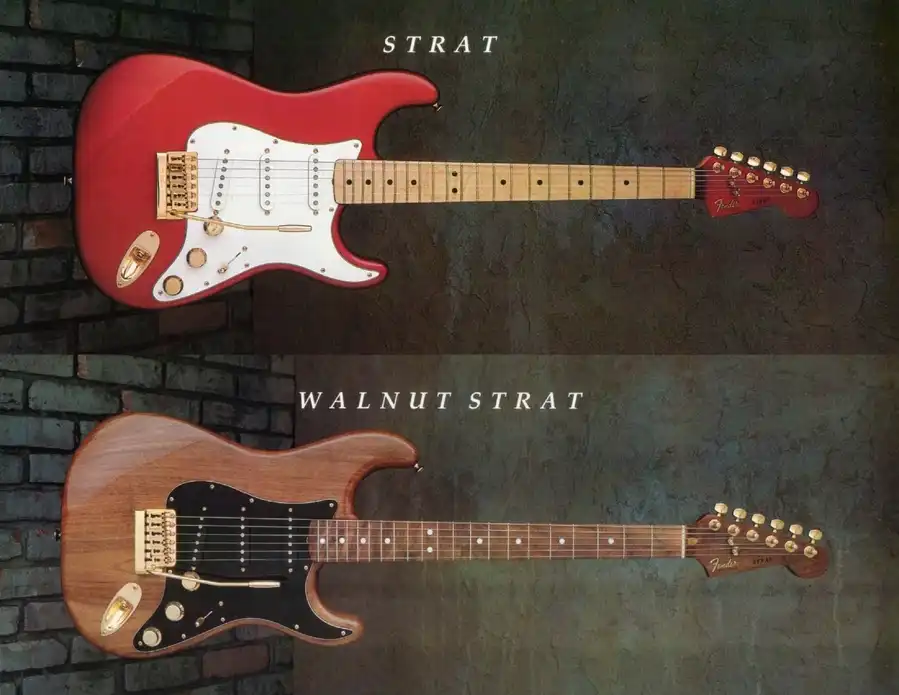 The Walnut Strat and the Strat, 1982 Catalog