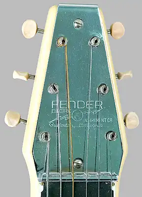 The new "Fender Electric Instruments Co - Fullerton, California" plate
