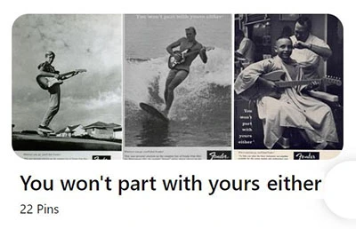 Click to see the collection of the You Won't Part with Yours Either ads