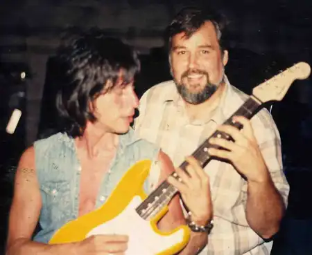Dan Smith with Jeff Beck