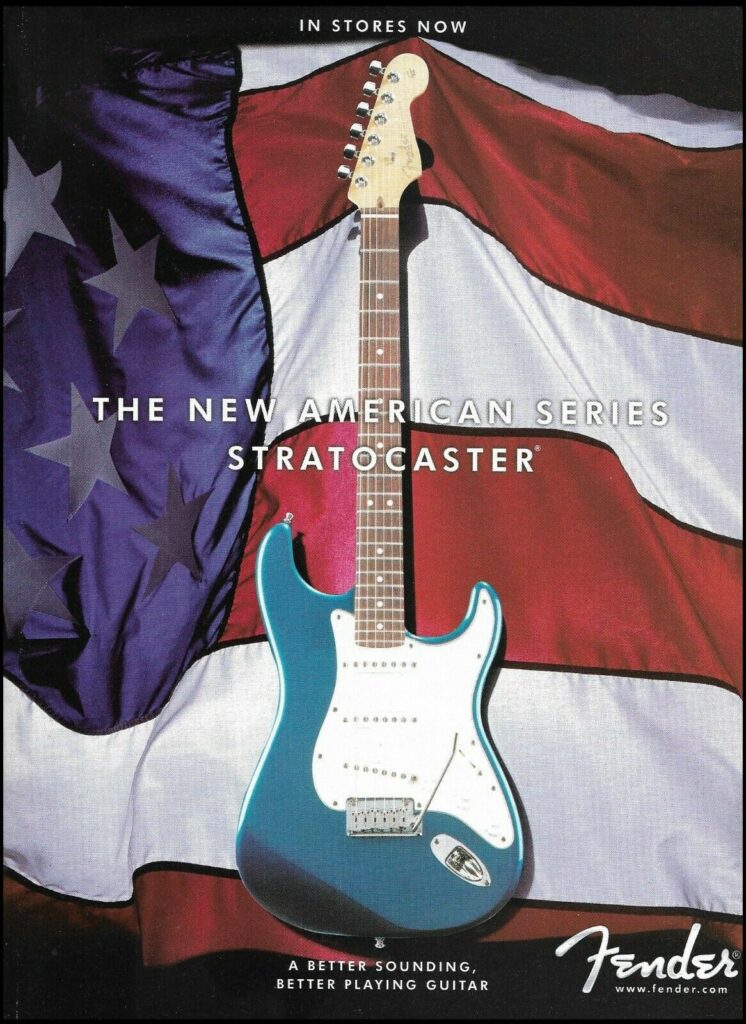 2002 American Series Stratocaster Advert
