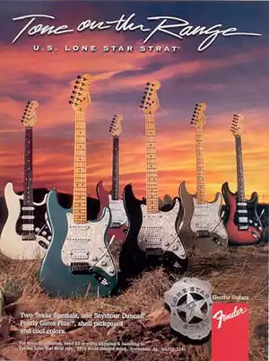 1996 Lone Strat Advertisement