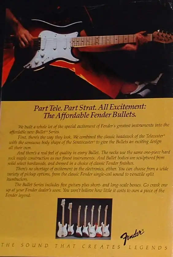 New Fender Bullet ad