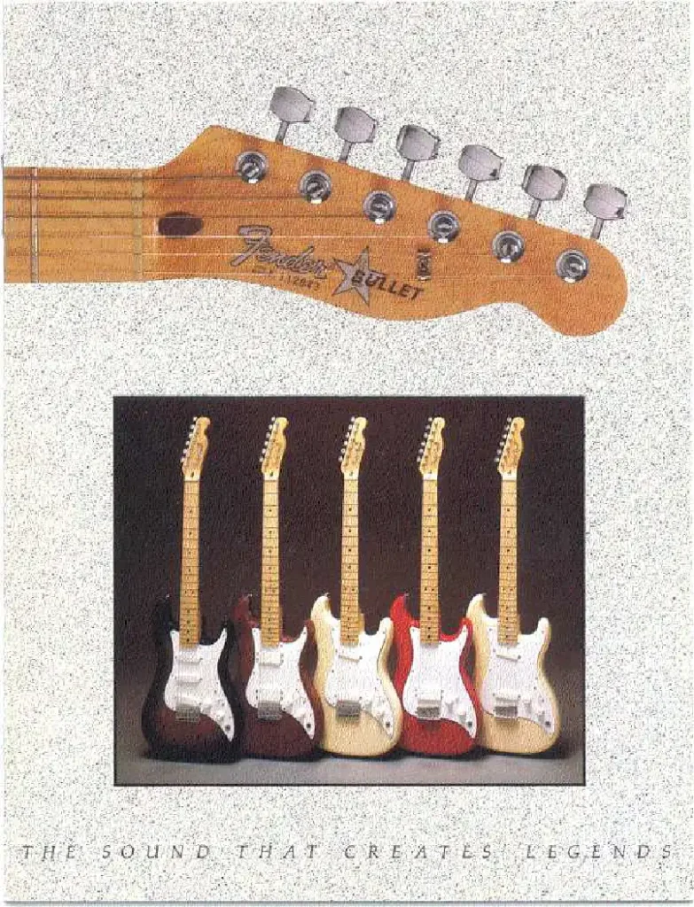 The Manual of the new Fender Bullet Series