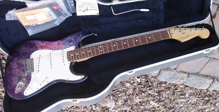 Violet Metal Burst Aluminum body American Standard Stratocaster