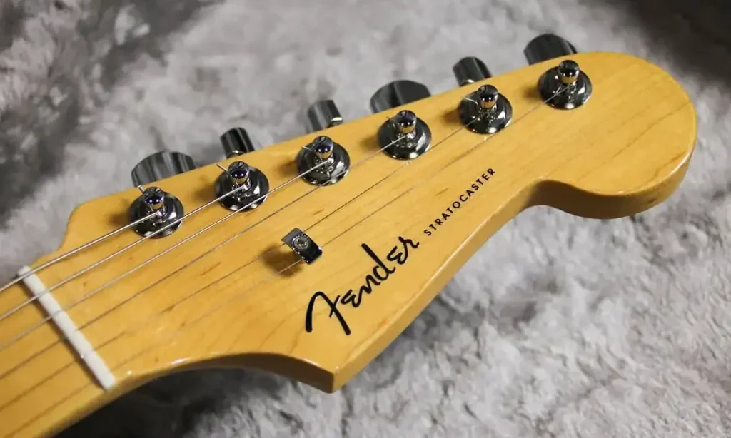 American Elite Stratocaster Headstock