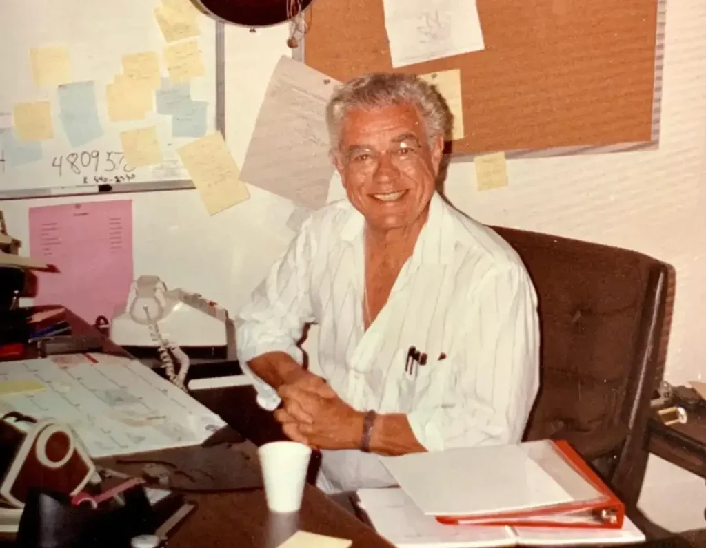 Don Lace at work