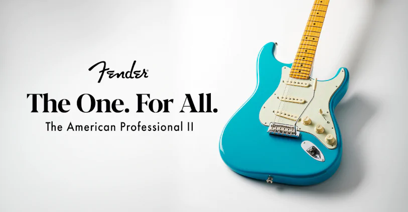 Fender American Professional II Stratocaster advertisement