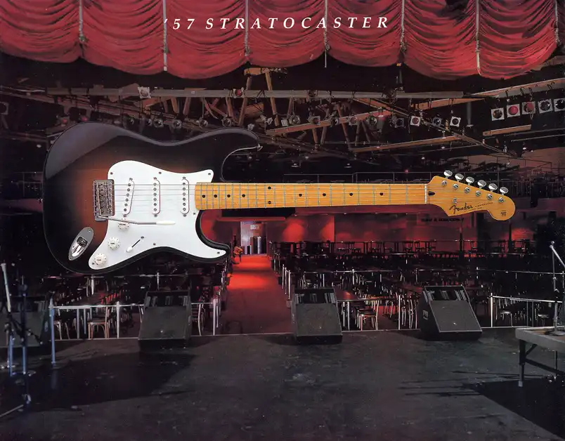 The '57 Stratocaster shown in the 1981 Fender catalog