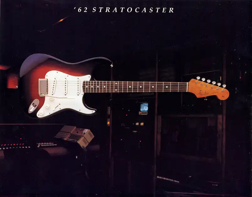The '62 Stratocaster shown in the 1981 Fender catalog