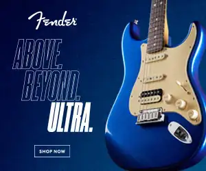 Americvan Ultra Stratocaster HSS advert