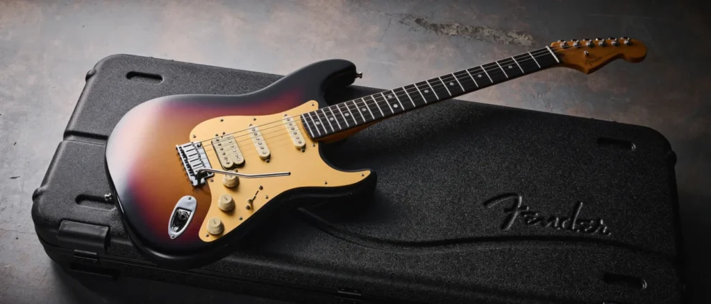 American Ultra II Strat HSS Ultra Burst - Credit Future - Phil Barker