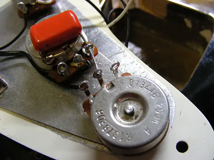 CTS pot (6th week of 1982) and square Sprague capacitor
