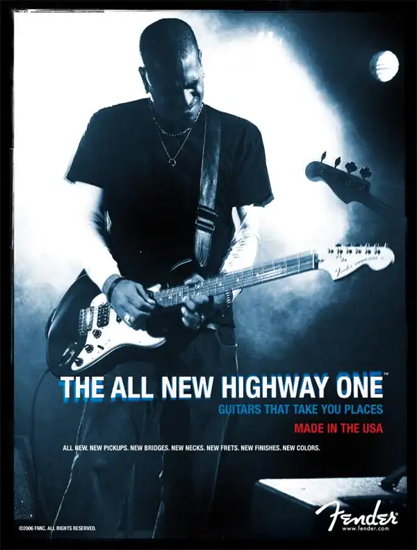 Fender Highway 1 Second Series ad