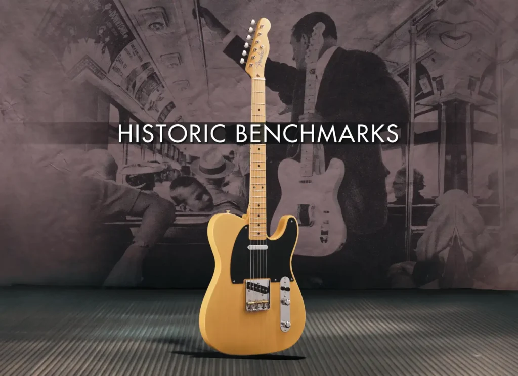 Historic Benchmark advertisement, American Vintage Telecaster