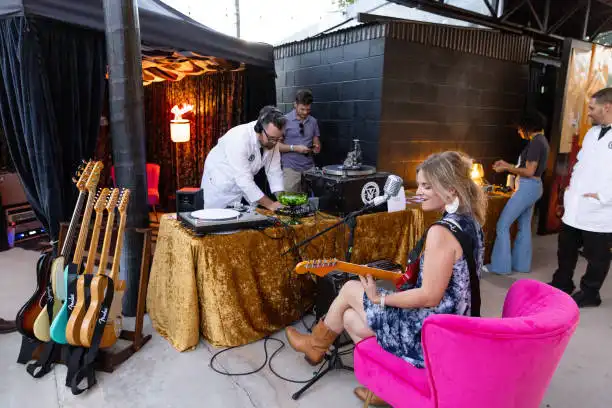 Suzanna Choffel at Fender pop-up event