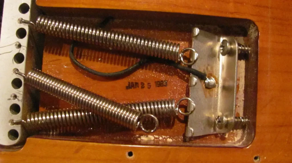Vintage Reissue Tremolo Block Cavity Date