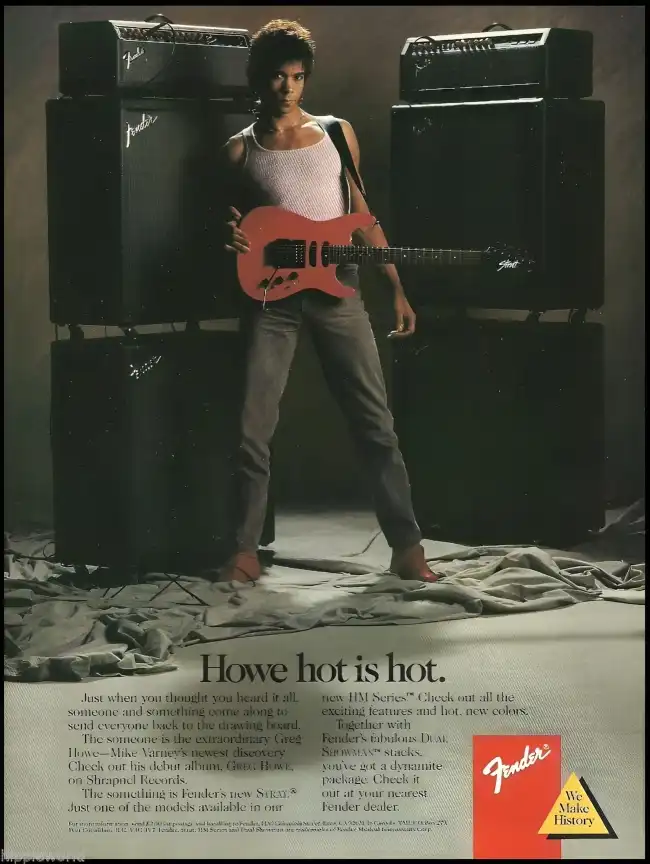 1988 Greg Howe HM Series ad
