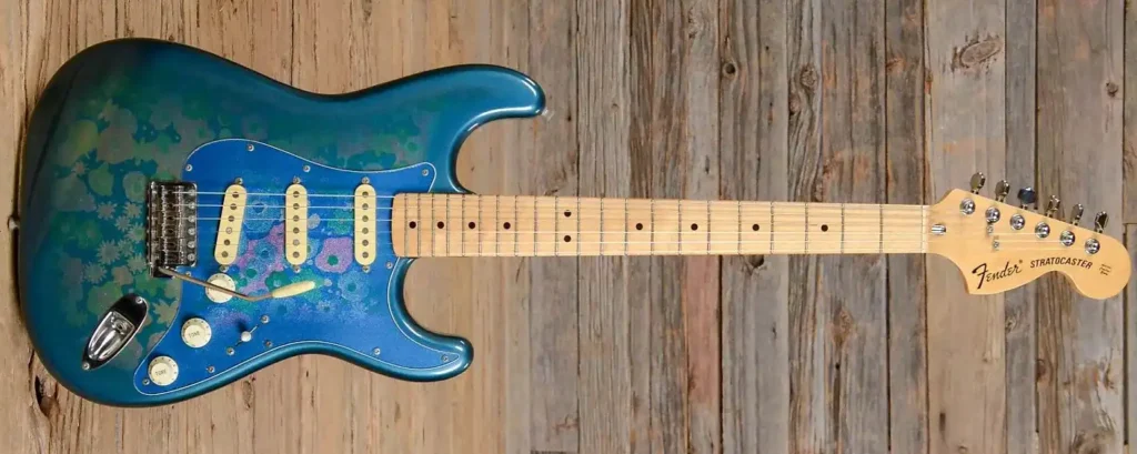 1988 Blue Flower Stratocaster