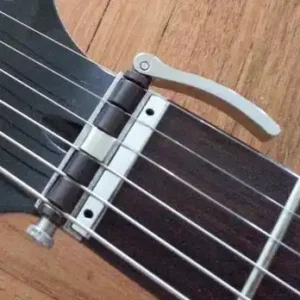 The leveler-actuated locking nut, also called the Cam Arm nut lock, used on Fender’s System II and III tremolo models