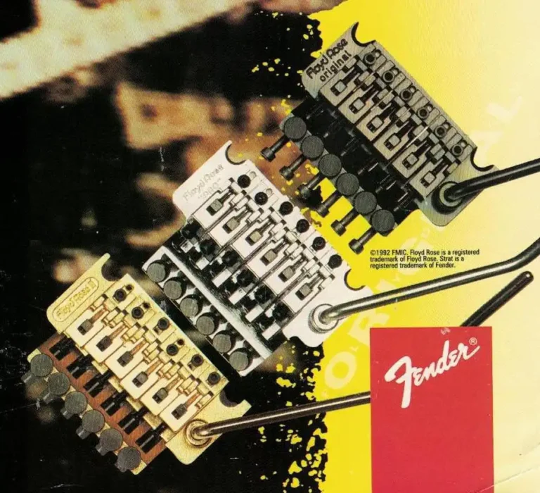 Floyd Rose II, Pro, and Original tremolo systems as featured in Fender Frontline