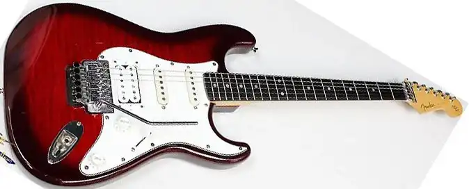Floyd Rose Standard Stratocaster Foto Flame