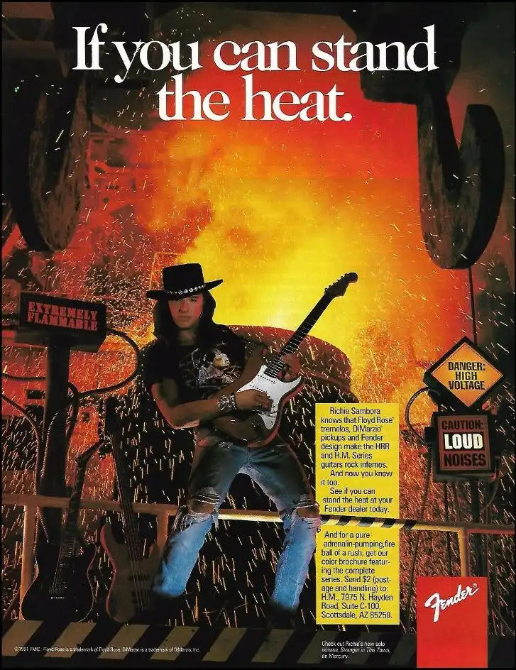 Richie Sambora, HRR Series advert
