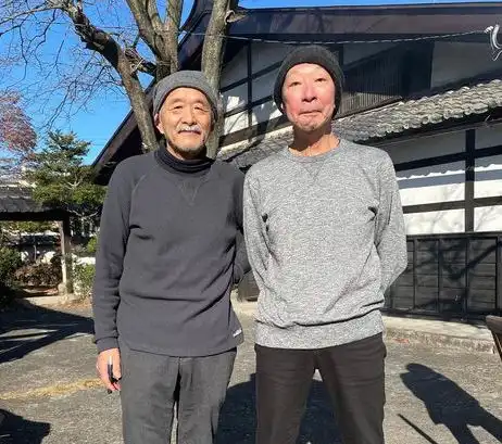 Makoto Sugimoto and Sam Sekihara in later years (courtesy of Mr. Sugimoto)