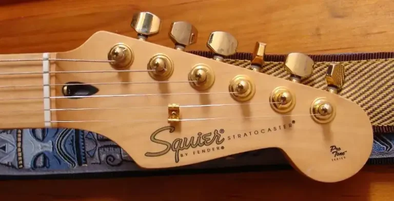 The New Gold Squier Logo of the Pro Tone Series