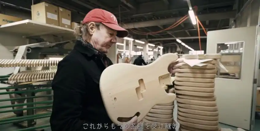Mark Kendrick at Dyna Gakki, Japan