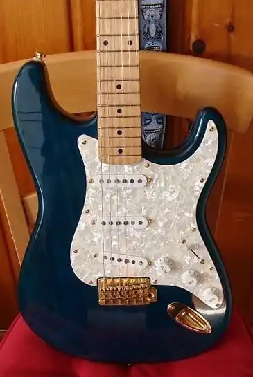 The beautiful Sapphire Blue finish