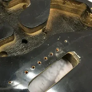 korean plywood body - Electronics cavity