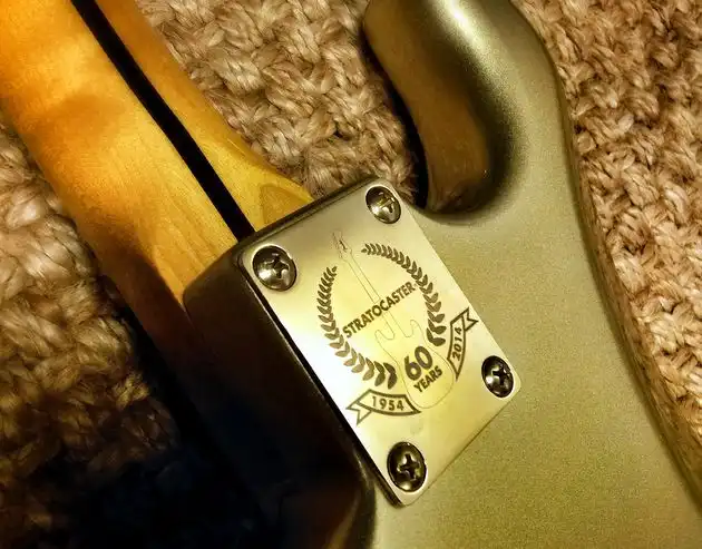 60th Anniversary Classic Vibe ‘50s Stratocaster Commemorative Neck Plate
