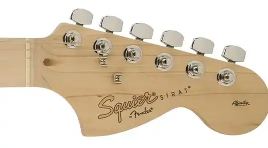 2014 Affinity Stratocaster large headstock with the first gold logo