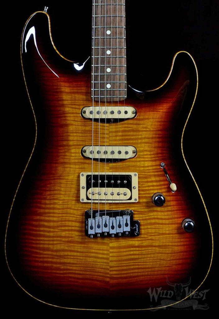 Carved Top Stratocaster, Front