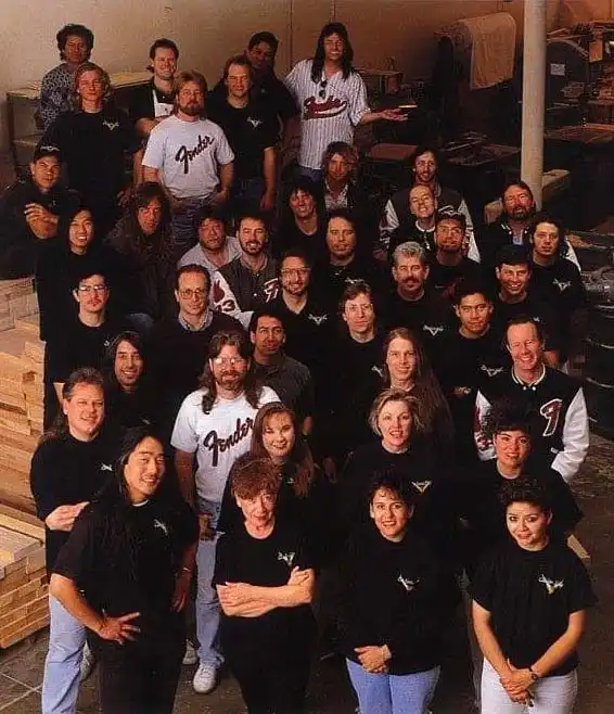Custom, Artist Relations, and R&D, all under the same roof, ca. 1993
