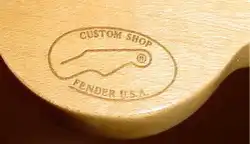 Custom Shop Oval Logo