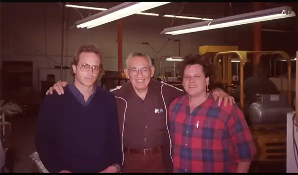 From left to right: George Blanda, Freddie Tavares, and John Page, circa 1985
