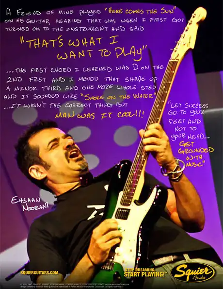 Squier Noorani Stratocaster Ad