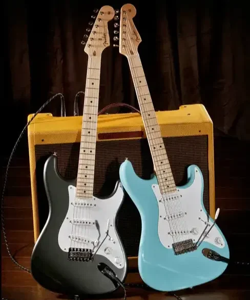 Daphne Blue and Gray Clapton Strats
