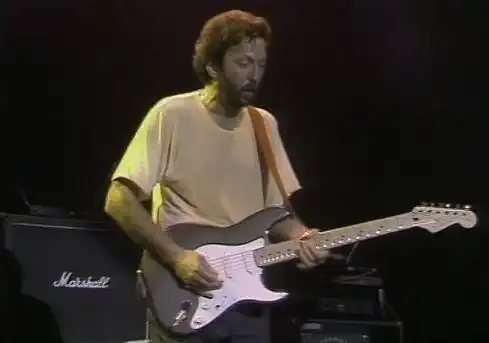 Eric Clapton with the Pewter Prototype, 1986 Live in Birmingham