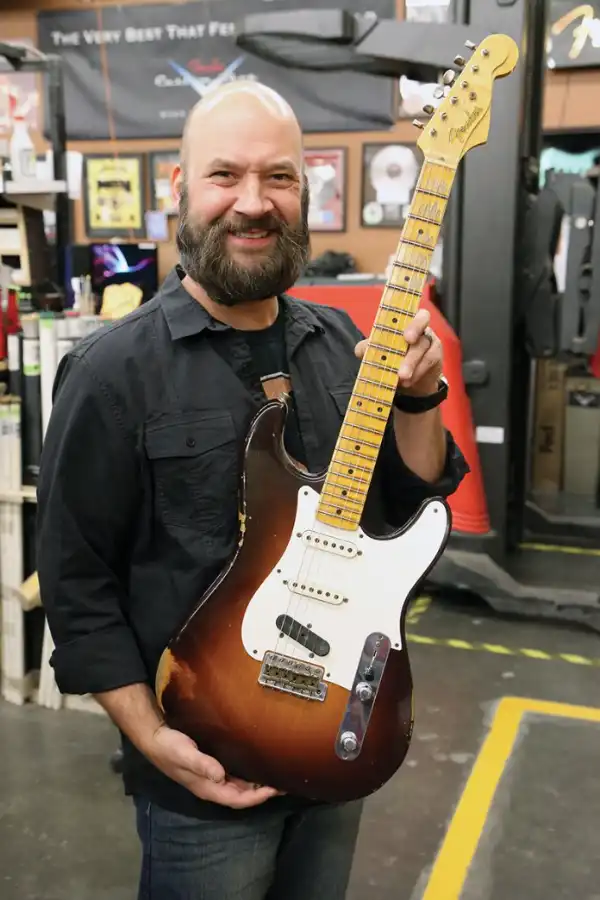 Gene Baker with his Founders Design Stelecaster