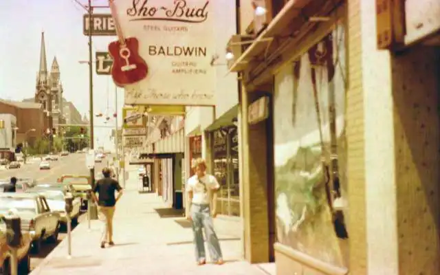 he Sho-Bud retail store at 416 Broadway, Nashville