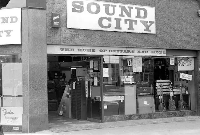 Sound City, Shaftesbury Ave. Photo by Pete Cornish
