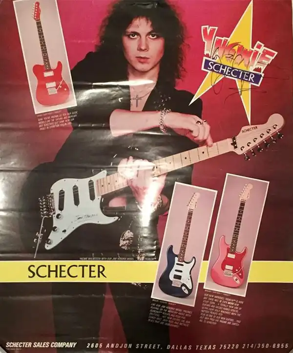 Yngwie Malmsteen's Shecter guitars