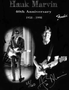 40th Anniversary Hank Marvin Stratocaster Brochure